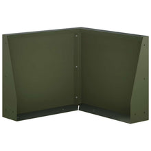 Keerwand 50 x 50 x 40 cm Staal Olijfgroen