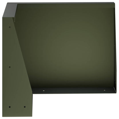 Keerwand 50 x 50 x 40 cm Staal Olijfgroen