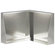 Keerwand 50x50x40 cm roestvrij staal
