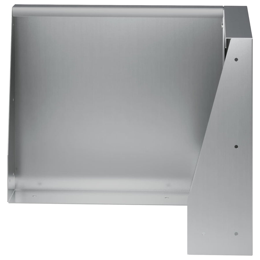 Keerwand 2 st 50 x 50 x 40 cm Gegalvaniseerd staal zilver