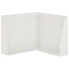 Keerwand 50 x 50 x 50 cm Staal Wit