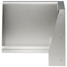 Keerwand 50 x 50 x 50 cm Roestvrij staal zilver