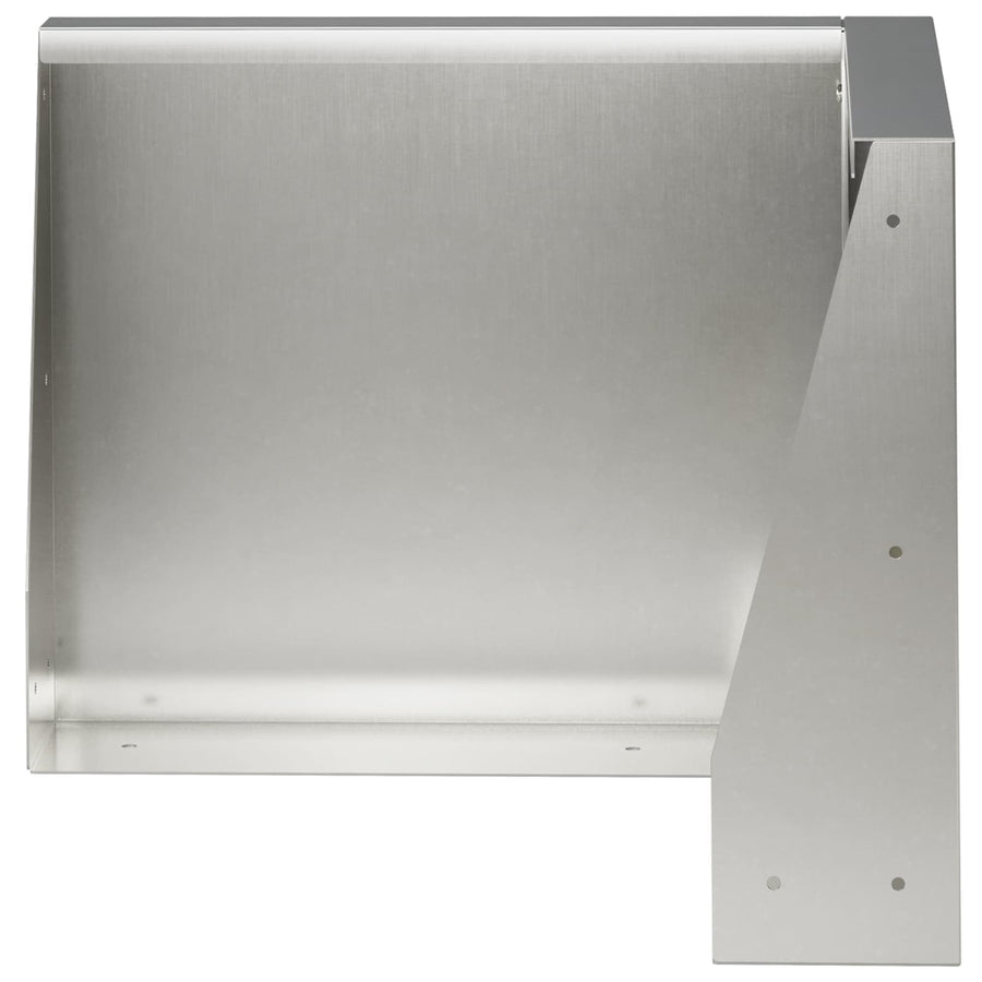 Keerwand 50 x 50 x 50 cm Roestvrij staal zilver