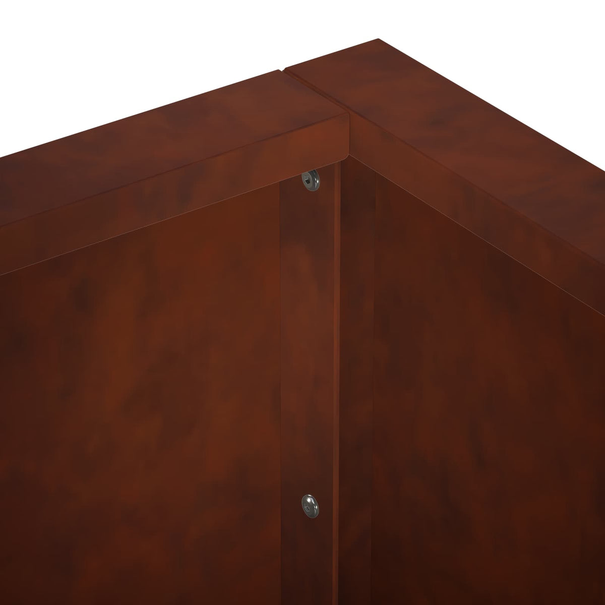 Keerwand 2 st 50 x 50 x 50 cm weervast staal Roestkleurig