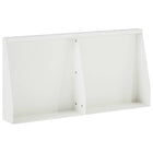Keerwand 2 st 40x12x30 cm staal wit