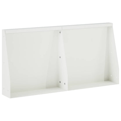 Keerwand 2 st 40 x 12 x 30 cm Staal Wit
