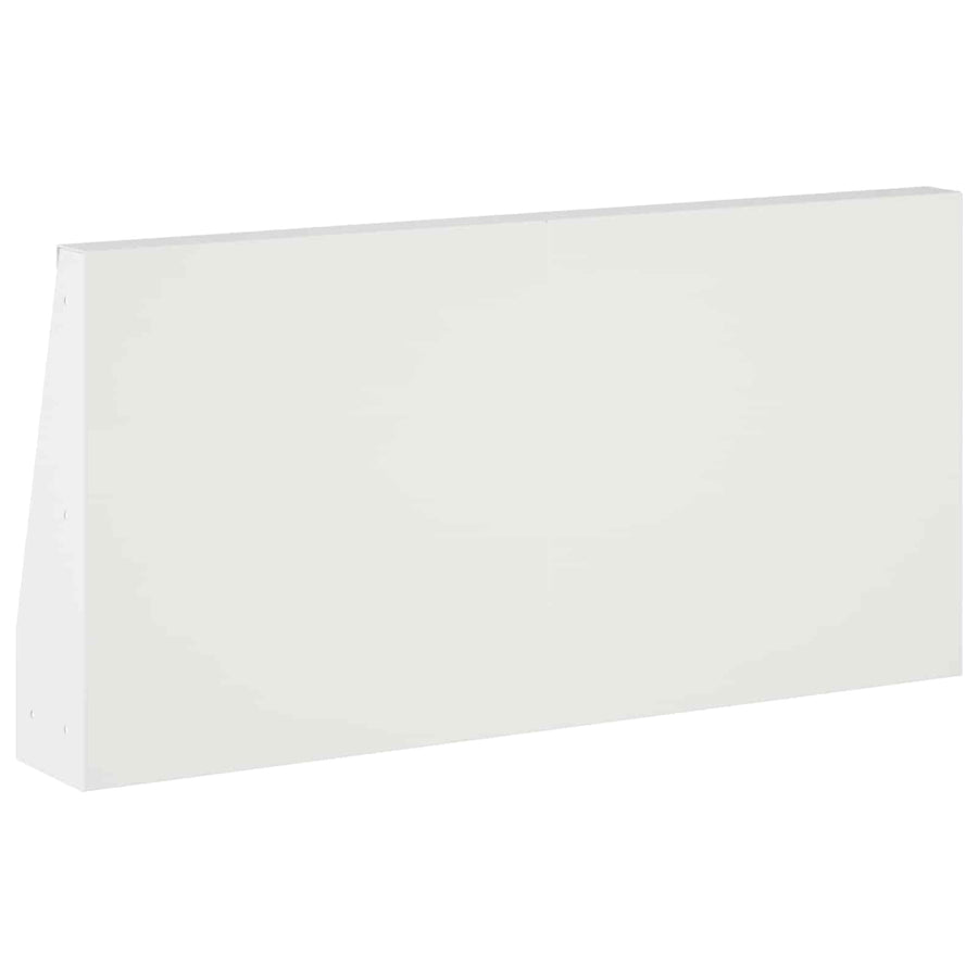 Keerwand 2 st 40 x 12 x 30 cm Staal Wit