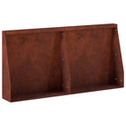Keerwand 40x12x30 cm weervast staal roestkleurig (2 stuks)