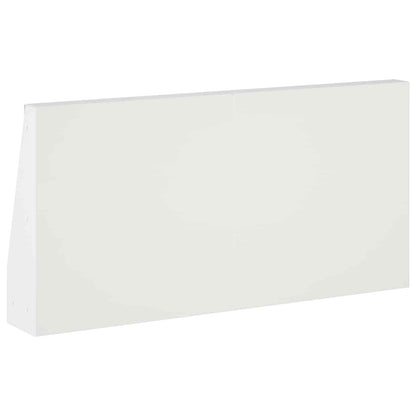 Keerwand 2 st 40 x 12 x 40 cm Staal Wit