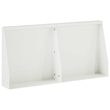 Keerwand 2 st 40 x 12 x 50 cm Staal Wit