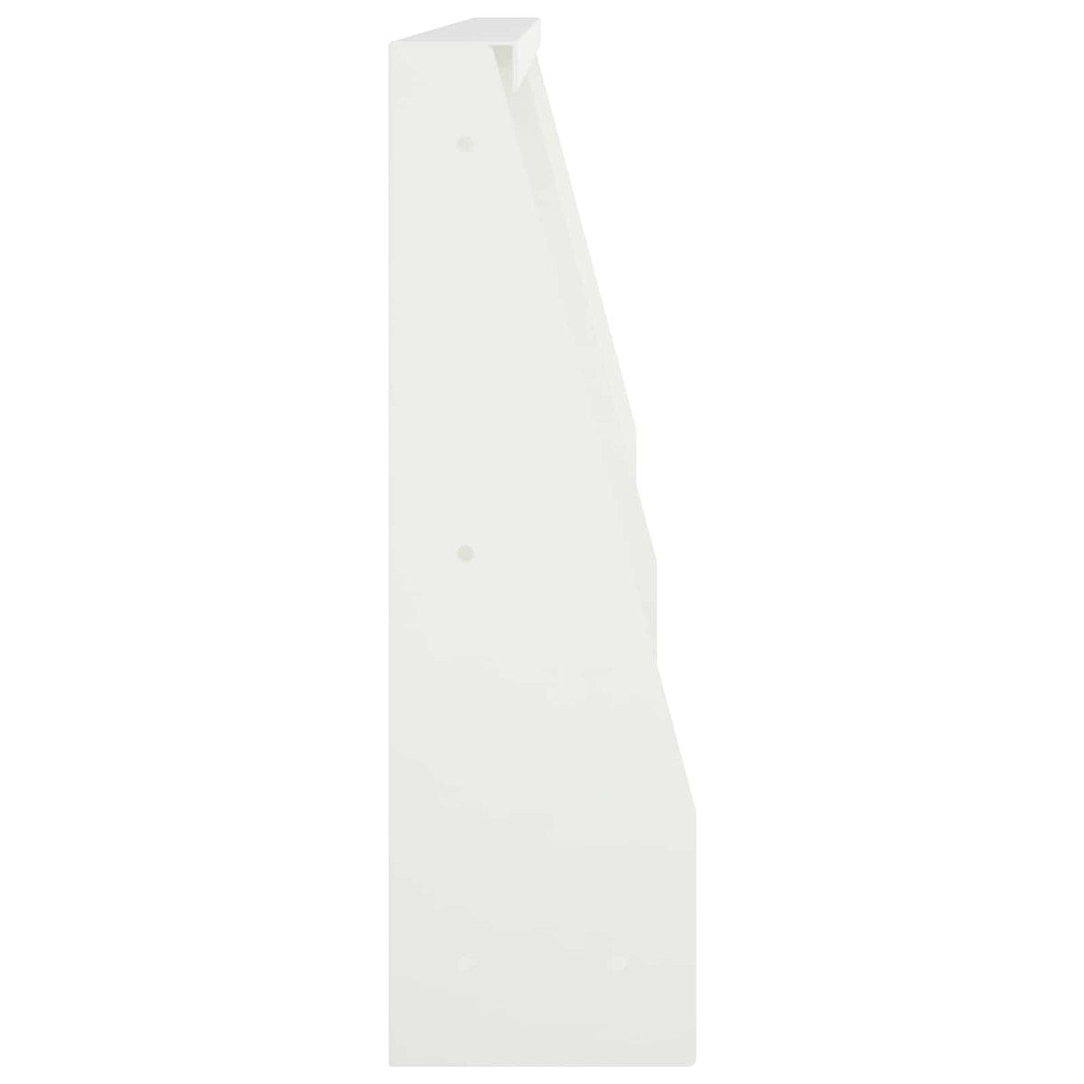 Keerwand 2 st 40 x 12 x 50 cm Staal Wit