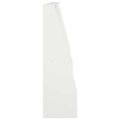 Keerwand 2 st 40 x 12 x 50 cm Staal Wit