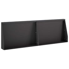 Keerwand 2 st 60 x 12 x 30 cm Staal Zwart