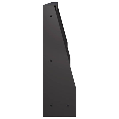 Keerwand 2 st 60 x 12 x 30 cm Staal Zwart