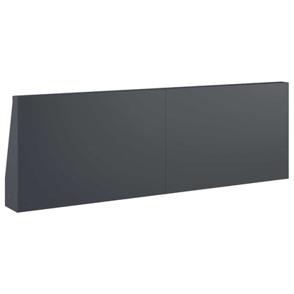 Keerwand 2 st 60 x 12 x 30 cm Staal Antraciet