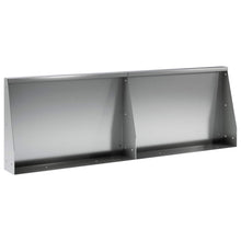 Keerwand 2 st 60 x 12 x 30 cm Gegalvaniseerd staal zilver