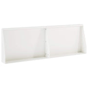 Keerwand 60x12x40 cm staal wit (2 stuks)