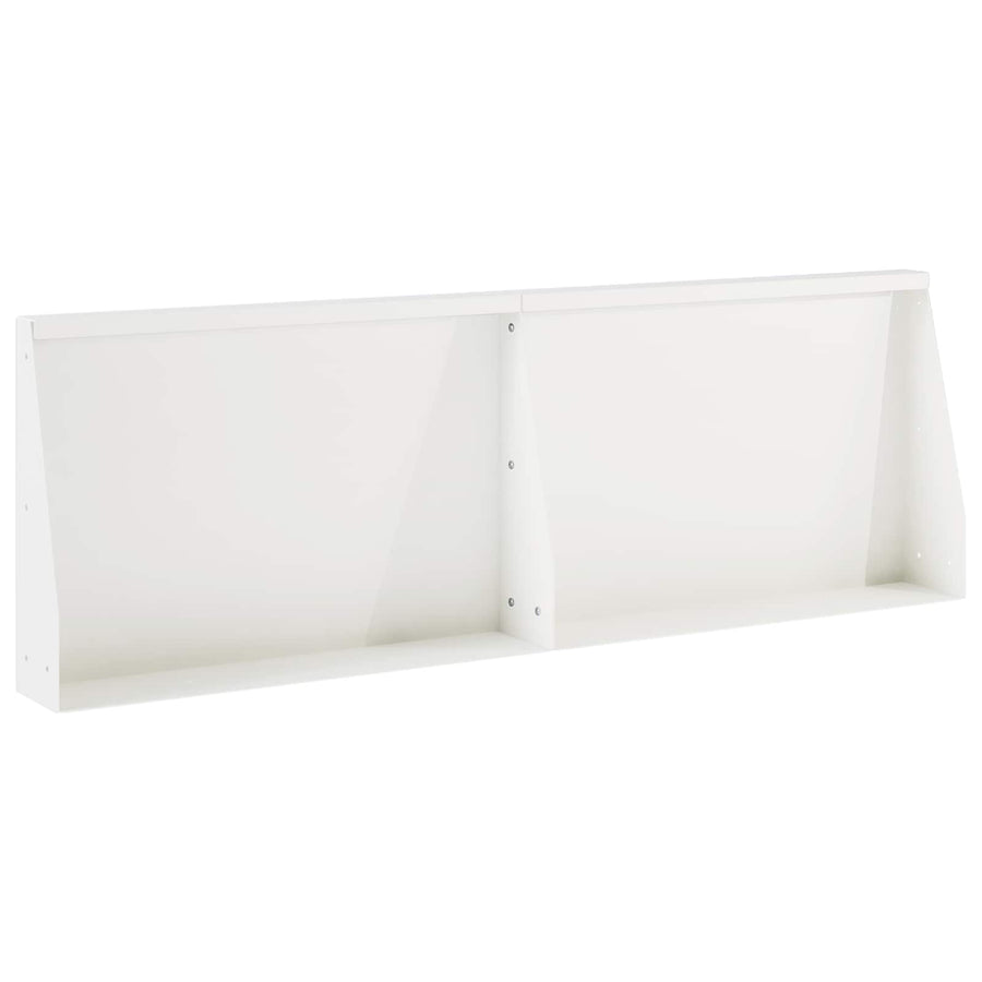 Keerwand 2 st 60 x 12 x 40 cm Staal Wit