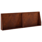 Keerwand staal 60x12x50 cm roestkleurig 2 stuks