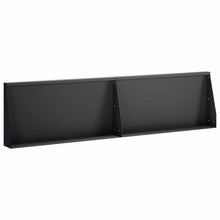 Keerwand 2 st 80 x 12 x 30 cm Staal Zwart