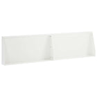 Keerwand 80x12x30 cm staal wit 2 stuks