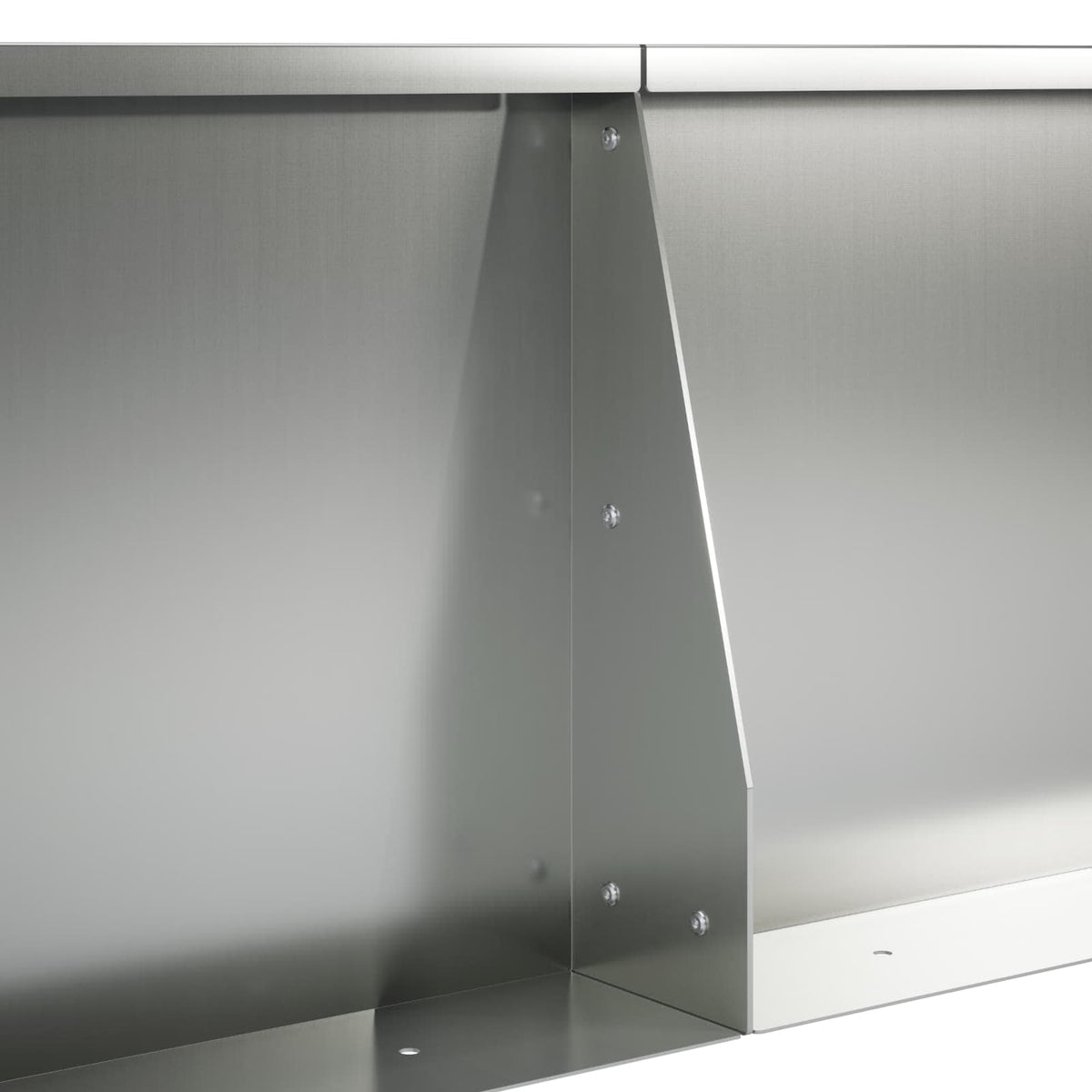 Keerwand 2 st 80 x 12 x 30 cm Gegalvaniseerd staal zilver