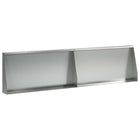 Keerwand 2 st 80x12x30 cm verzinkt staal