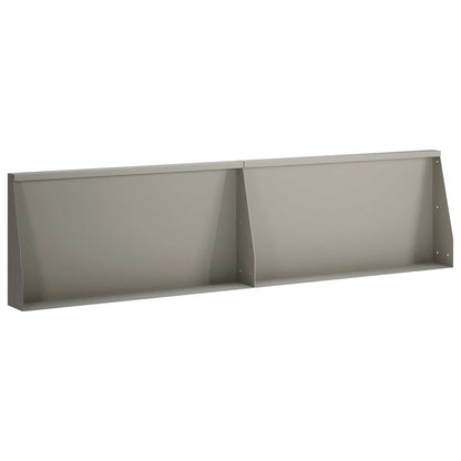 Keerwand 2 st 80 x 12 x 30 cm weervast staal Roestkleurig