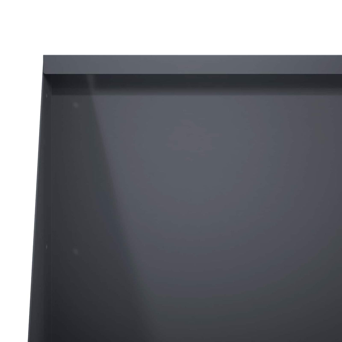 Keerwand 2 st 80 x 12 x 40 cm Staal Antraciet