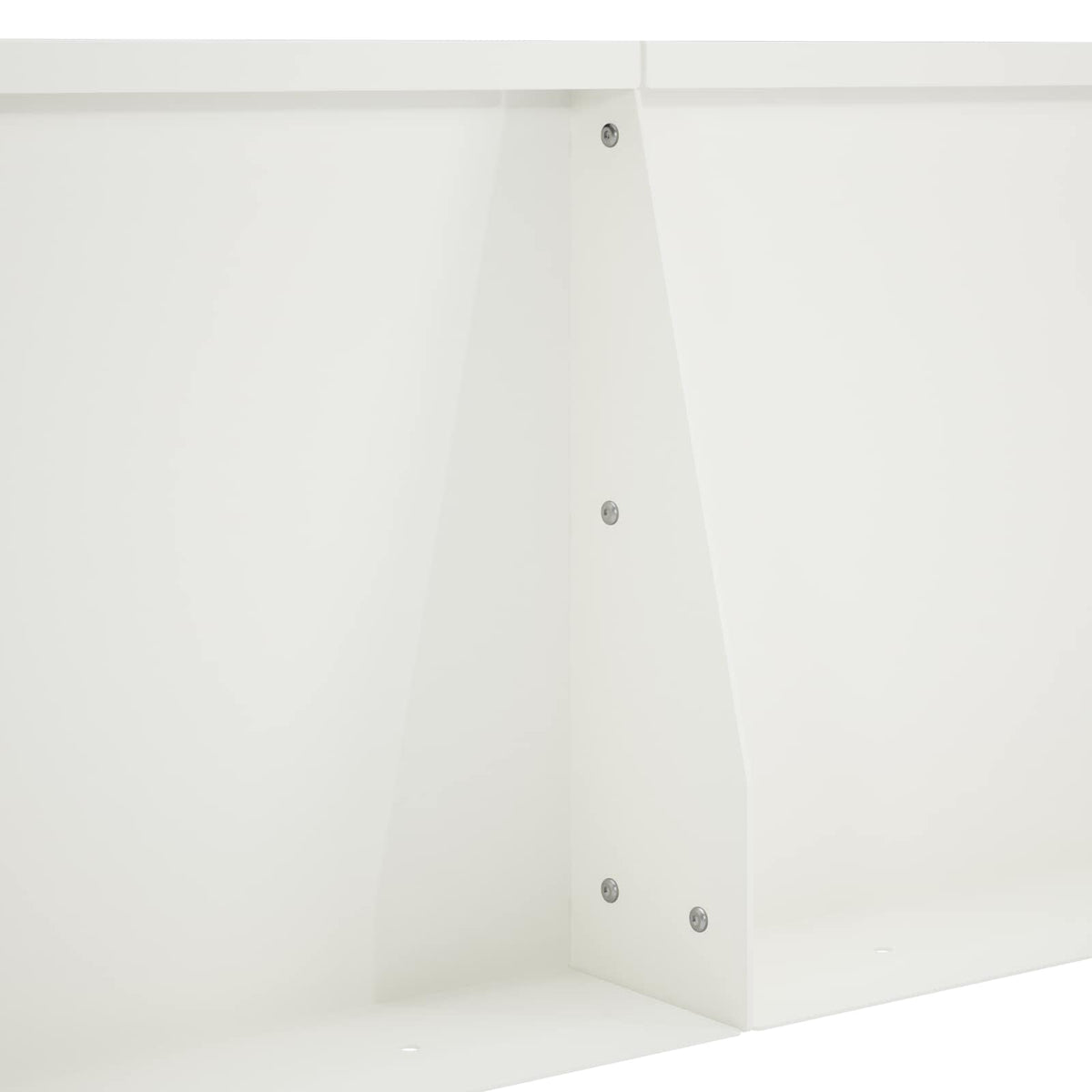 Keerwand 2 st 80 x 12 x 50 cm Staal Wit