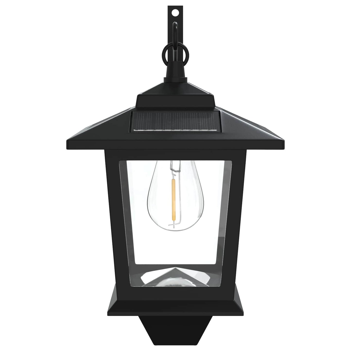 Wandlamp with LED Bulb 2 st Zwart 19 x 14 x 25 cm RVS en ABS