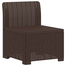 4-Zits Tuin Sofa Rattan Look PP Bruin