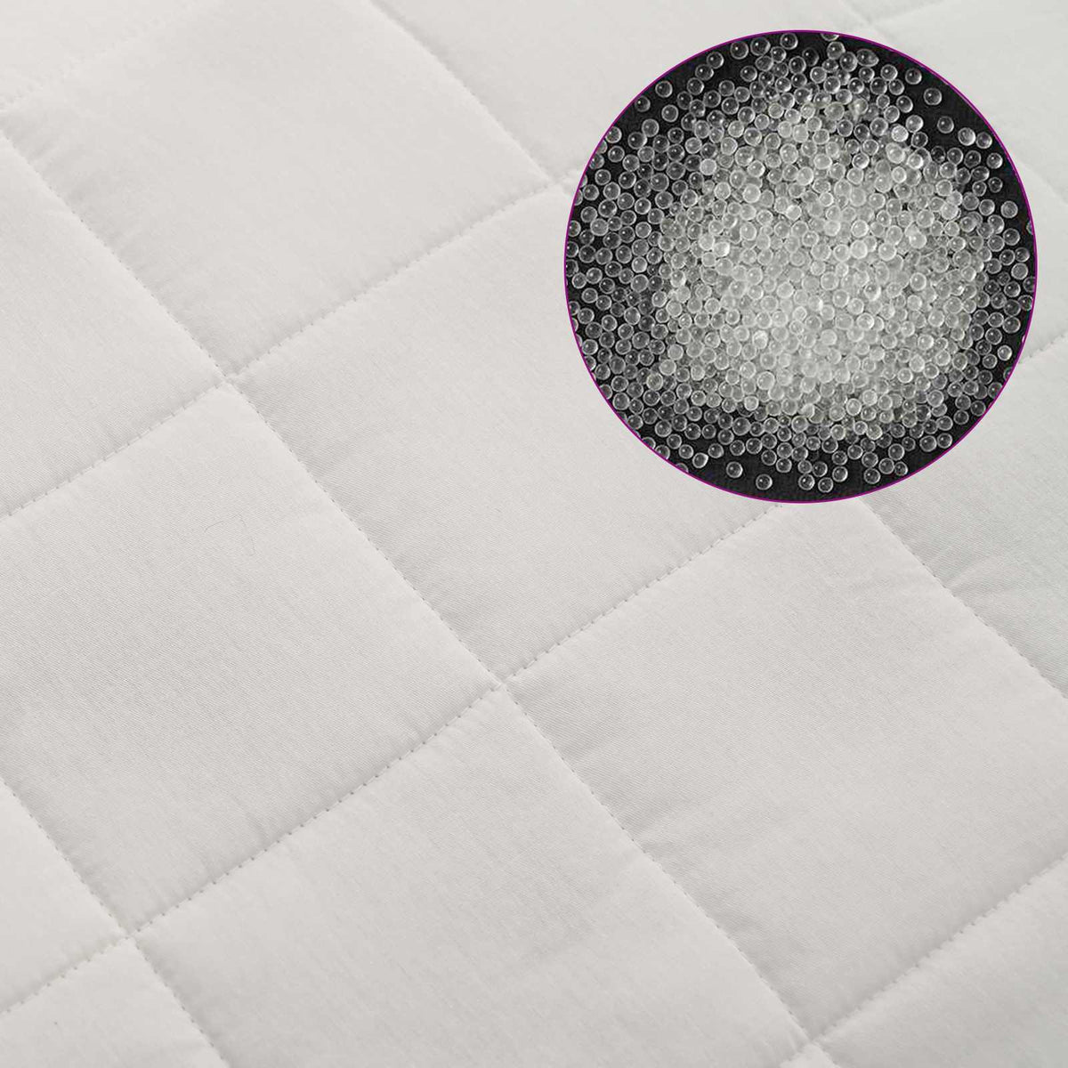 Verzwaringsdeken Wit 200 x 230 cm 13 kg 100% Katoen 205T