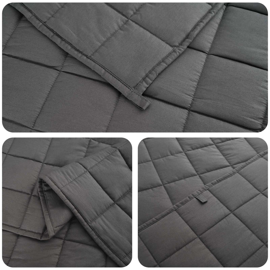 Verzwaringsdeken Antraciet 220 x 230 cm 15 kg 100% Katoen 205T