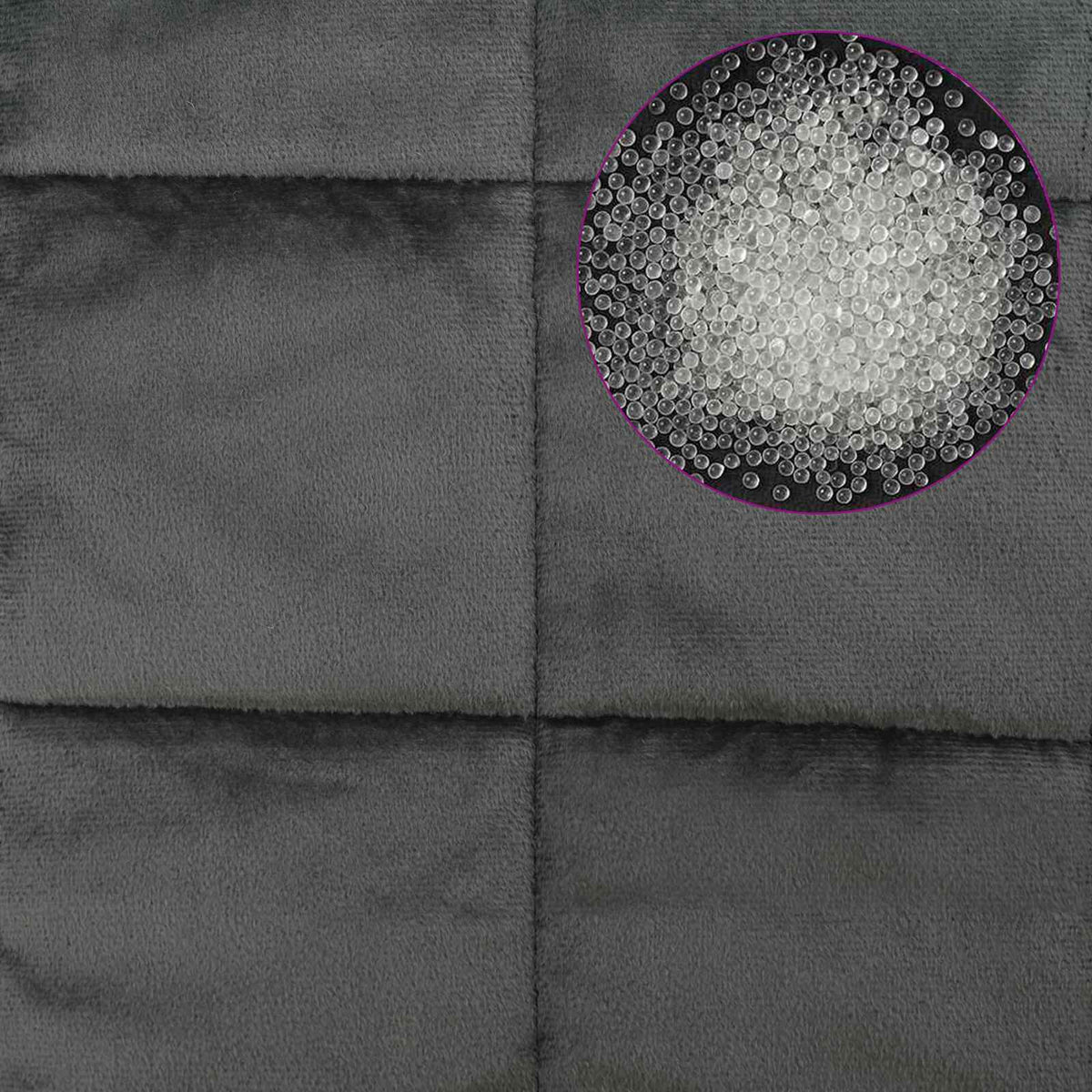 Verzwaringsdeken Antraciet 152 x 203 cm 7 kg 100% Katoen 205T
