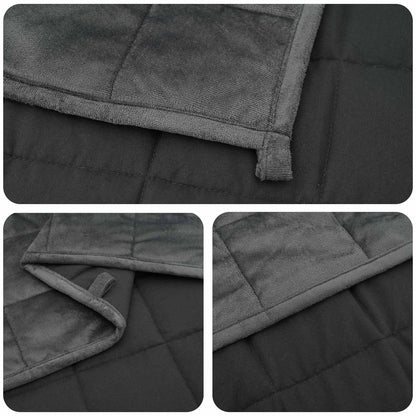 Verzwaringsdeken Antraciet 230 x 220 cm 15 kg 100% Katoen 205T