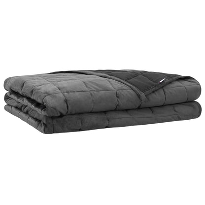 Verzwaringsdeken Antraciet 230 x 220 cm 15 kg 100% Katoen 205T