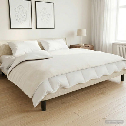 Verzwaarde Dekens Wit 152 x 203 cm 7 kg 100% Katoen 205T