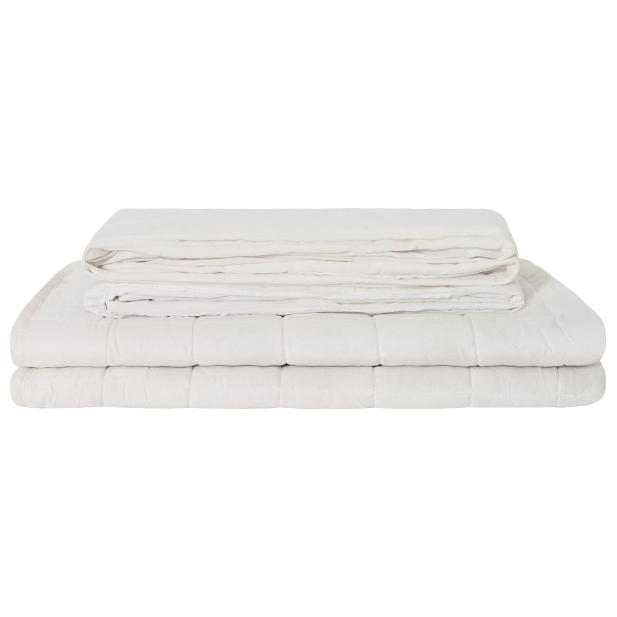 Verzwaarde Dekens Wit 152 x 203 cm 11 kg 100% Katoen 205T