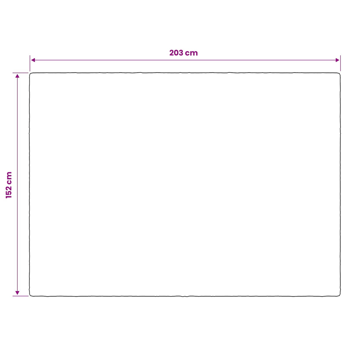 Verzwaarde Dekens Wit 152 x 203 cm 11 kg 100% Katoen 205T
