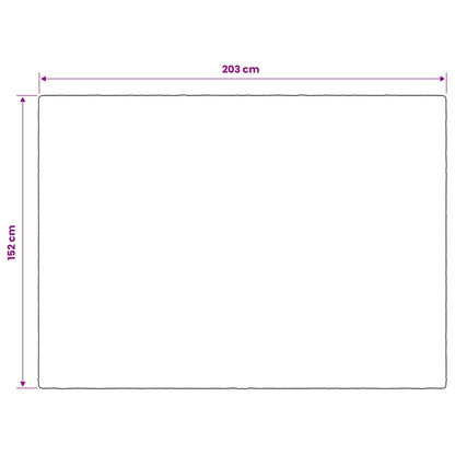 Verzwaarde Dekens Wit 152 x 203 cm 11 kg 100% Katoen 205T