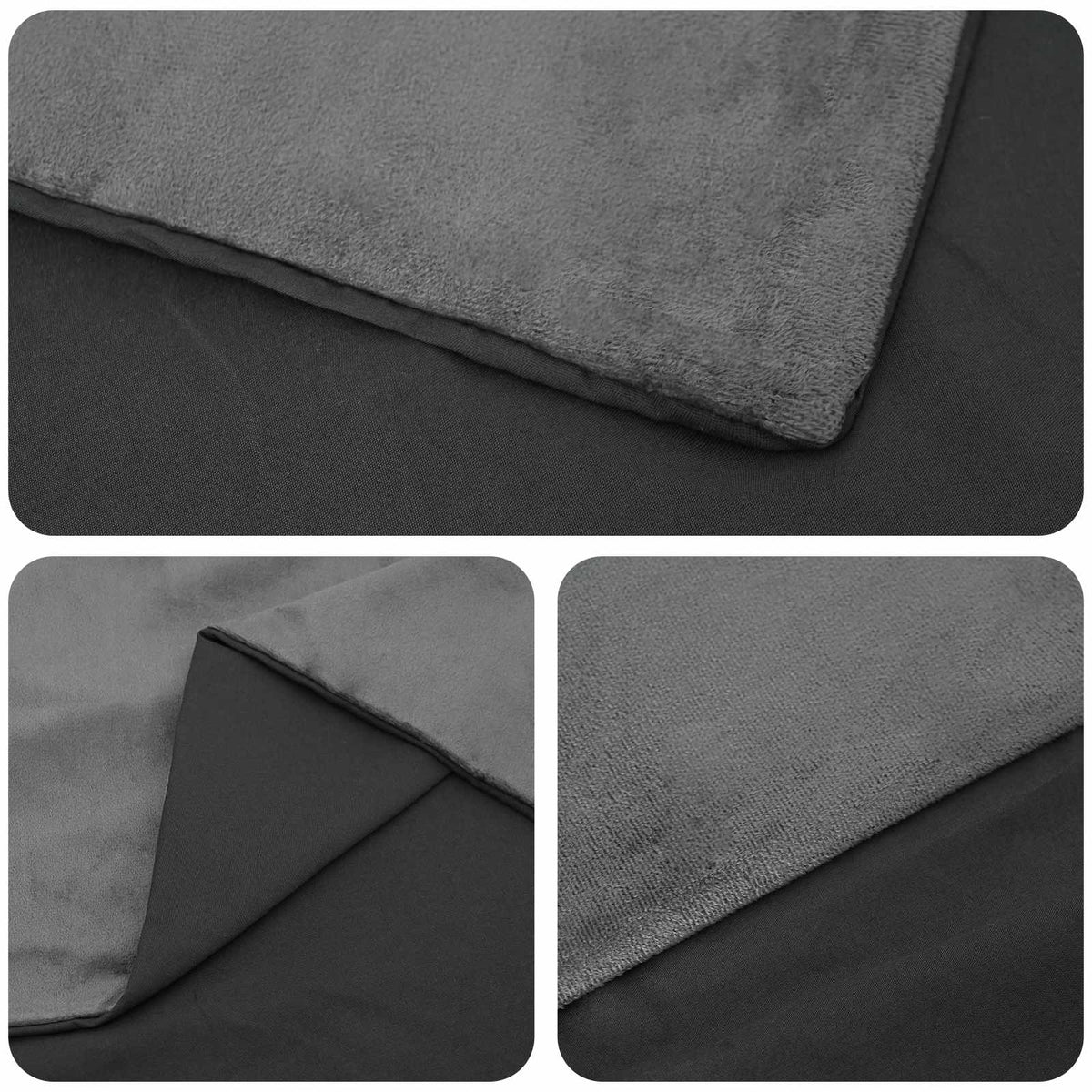 Verzwaarde Dekens Antraciet 200 x 220 cm 9 kg 100% Katoen 205T
