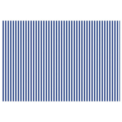 Vervangingsdoek voor zonnescherm Blauw en Wit 400 × 300 cm