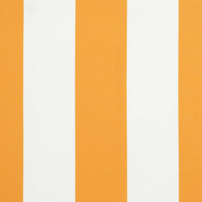 Vervangingsdoek voor zonnescherm Geel en Wit 350 x 200 cm