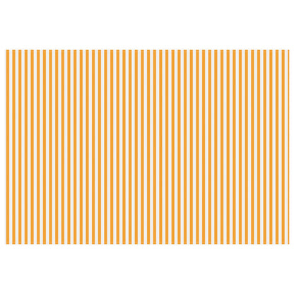 Vervangingsdoek voor zonnescherm Geel en Wit 450 × 300 cm