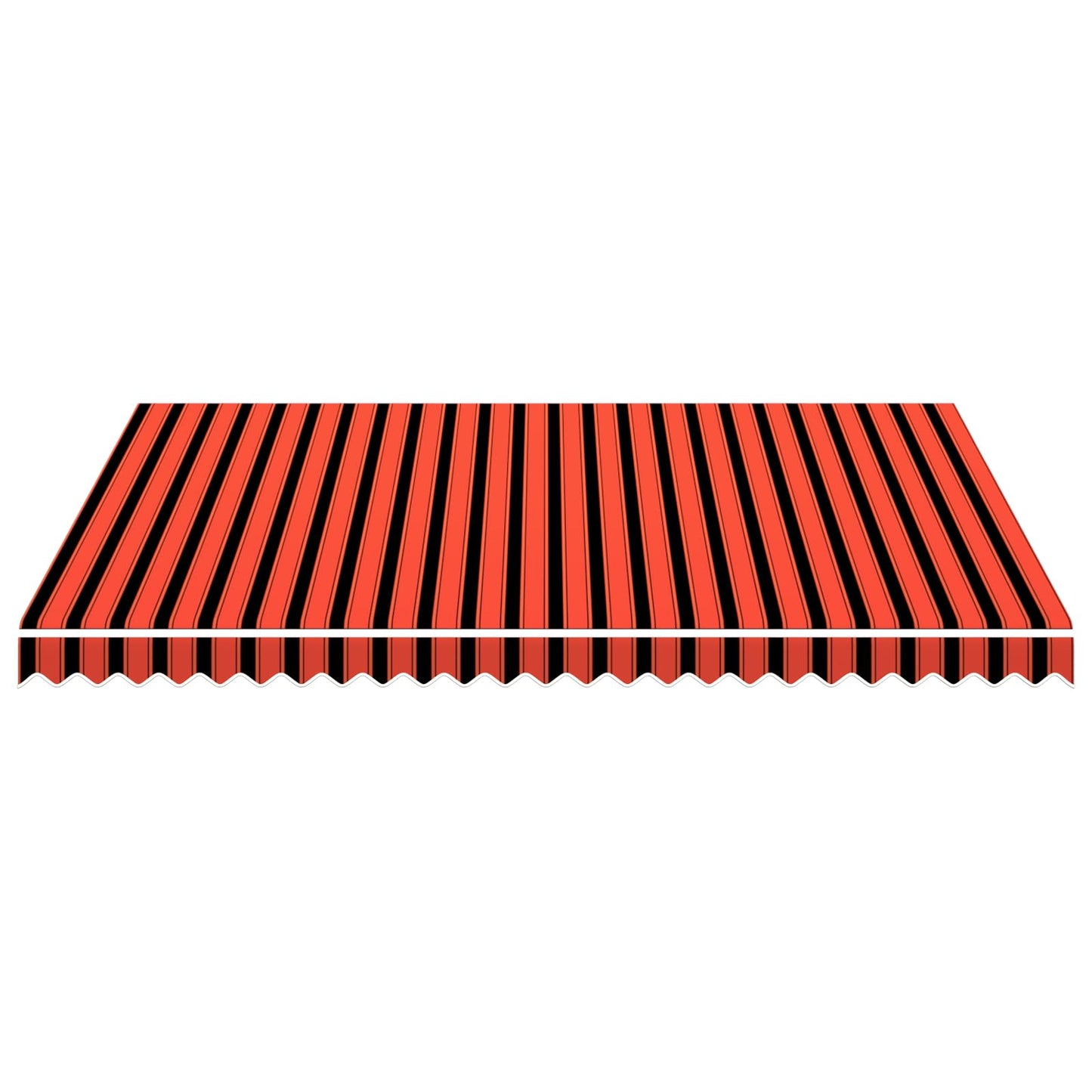 Vervangingsdoek voor zonnescherm Oranje en Bruin 350 x 250 cm