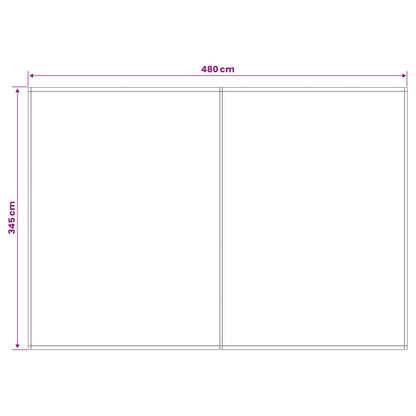 Vervangingsdoek voor zonnescherm Multikleur 500 × 350 cm
