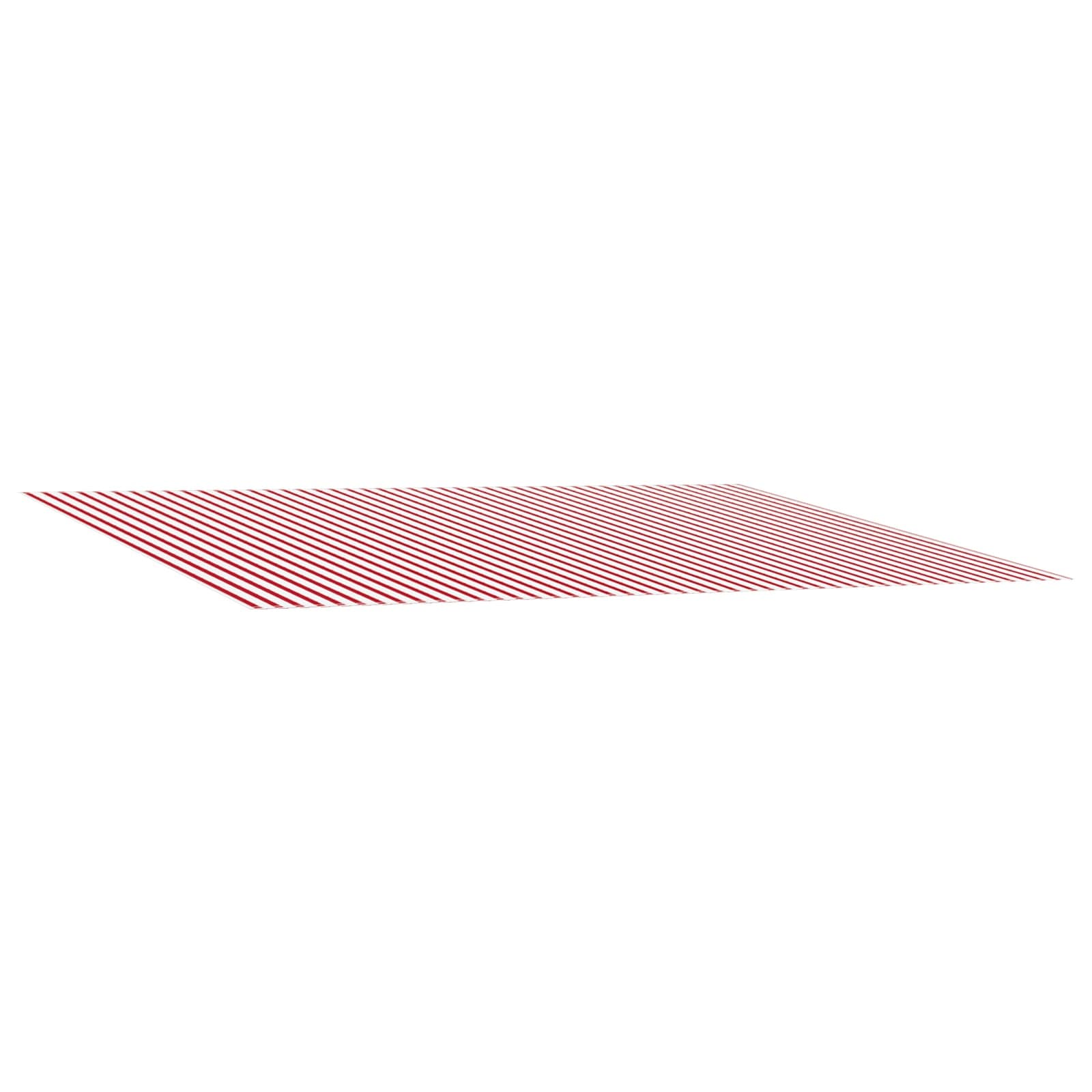 Vervangingsdoek voor zonnescherm Rood en Wit 300 x 250 cm