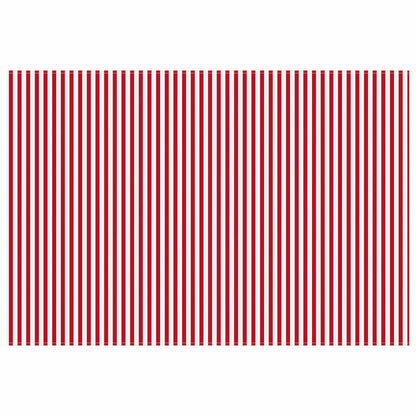 Vervangingsdoek voor zonnescherm Rood en Wit 300 x 250 cm