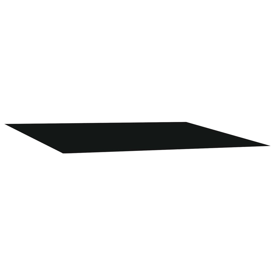 Vervangingsdoek voor zonnescherm Zwart 350 x 250 cm Polyester